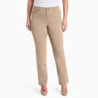 Plus Size Gloria Vanderbilt Amanda Classic Tapered Jeans, Women's, Size: 16 W, Beig/green (beig/khaki)