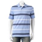Big & Tall Croft & Barrow&reg; Signature Striped Polo, Men's, Size: 4xb, Med Blue