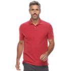 Men's Croft & Barrow&reg; Tailored-fit Polo, Size: Large, Dark Pink