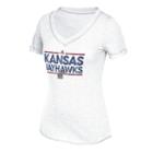 Women's Adidas Kansas Jayhawks Dassler Tee, Size: Small, White