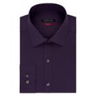 Men's Van Heusen Flex Collar Slim-fit Pincord Dress Shirt, Size: 15-32/33, Drk Purple
