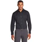 Men's Van Heusen Classic-fit Striped Button-down Shirt, Size: Large, Black