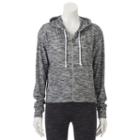 Juniors' So&reg; Perfectly Soft Zip Up Hoodie, Teens, Size: Large, Oxford