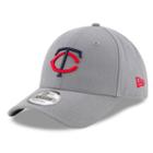 Adult New Era Minnesota Twins 9forty The League Storm Adjustable Cap, Grey