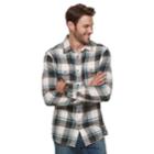 Men's Sonoma Goods For Life&trade; Slim-fit Flannel Button-down Shirt, Size: Small, Light Grey