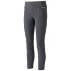 Juniors' Joe B Zipper Pocket Ankle Pants, Teens, Size: Xs, Grey (charcoal)