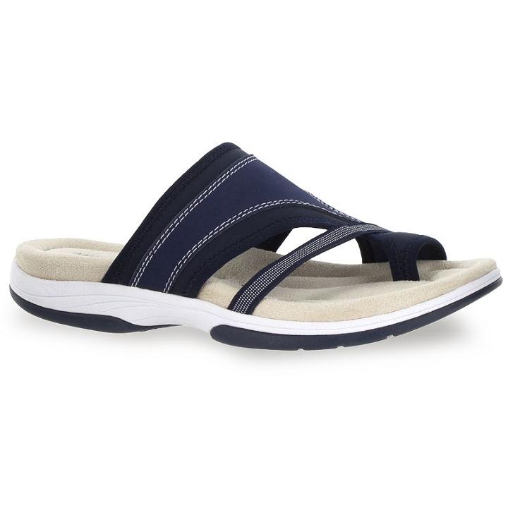 Easy Street Gypsy Women's Sandals, Size: Medium (7.5), Blue (navy)