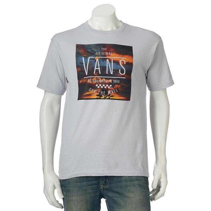 Men's Vans Sunners Tee, Size: Large, Silver