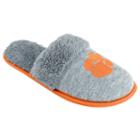 Women's Clemson Tigers Sherpa-lined Clog Slippers, Size: Xl, Grey