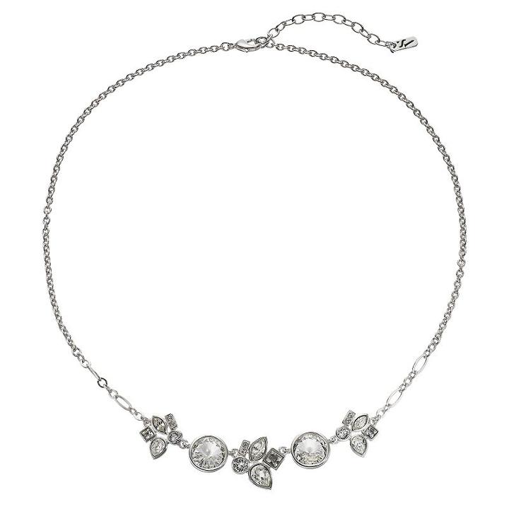 Simply Vera Vera Wang Swarovski Crystal Cluster Necklace, Women's, White