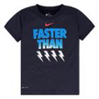Boys 4-7 Nike Dri-fit Faster Than Lightning Graphic Tee, Boy's, Size: 4, Blue (navy)