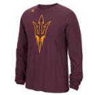 Men's Adidas Arizona State Sun Devils Preferred Logo Long-sleeve Tee, Size: Medium, Red