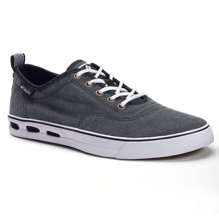 Columbia Vulc 'n Vent Men's Canvas Sneakers, Size: 12, Grey (charcoal)