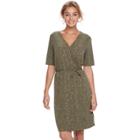 Women's Apt. 9&reg; Faux-wrap Dress, Size: Xxl, Green