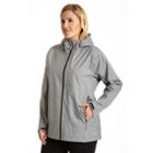 Plus Size Champion Hooded Soft Shell Rain Jacket, Women's, Size: 1xl, Grey