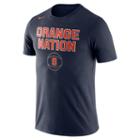 Men's Nike Syracuse Orange Basketball Local Tee, Size: Xxl, Blue (navy)