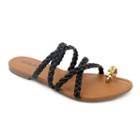 Olivia Miller Sanza Women's Sandals, Girl's, Size: 6, Black