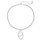Dana Buchman Multi Strand Link Pendant Necklace, Women's, Silver