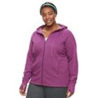 Plus Size Tek Gear&reg; Fleece Hoodie, Women's, Size: 1xl, Med Purple