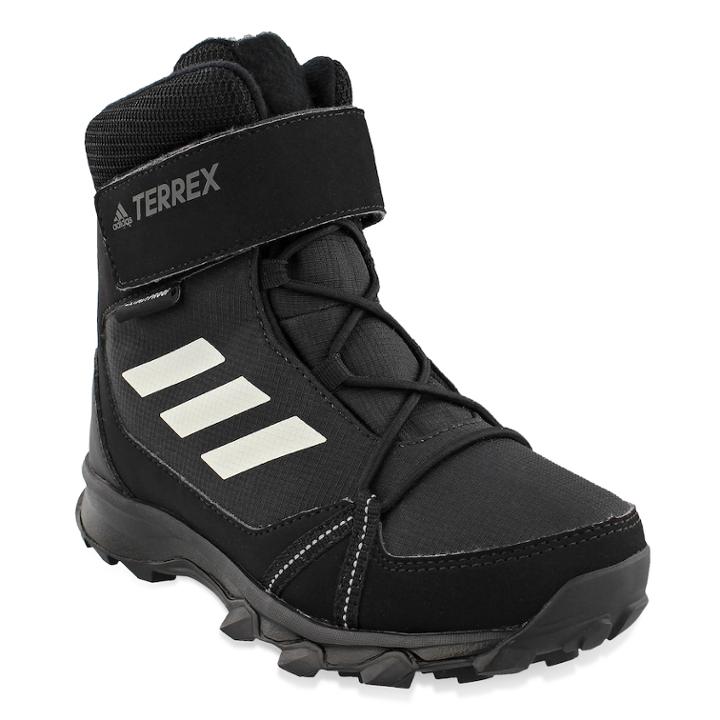 Adidas Outdoor Terrex Snow Cf Cp Cw Girls' Waterproof Winter Boots, Size: 1, Black