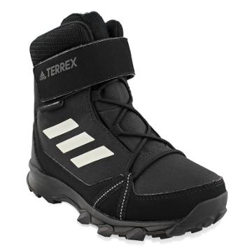 Adidas Outdoor Terrex Snow Cf Cp Cw Girls' Waterproof Winter Boots, Size: 1, Black