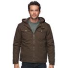 Men's Urban Republic Modern-fit Twill Hooded Jacket, Size: Xl, Green