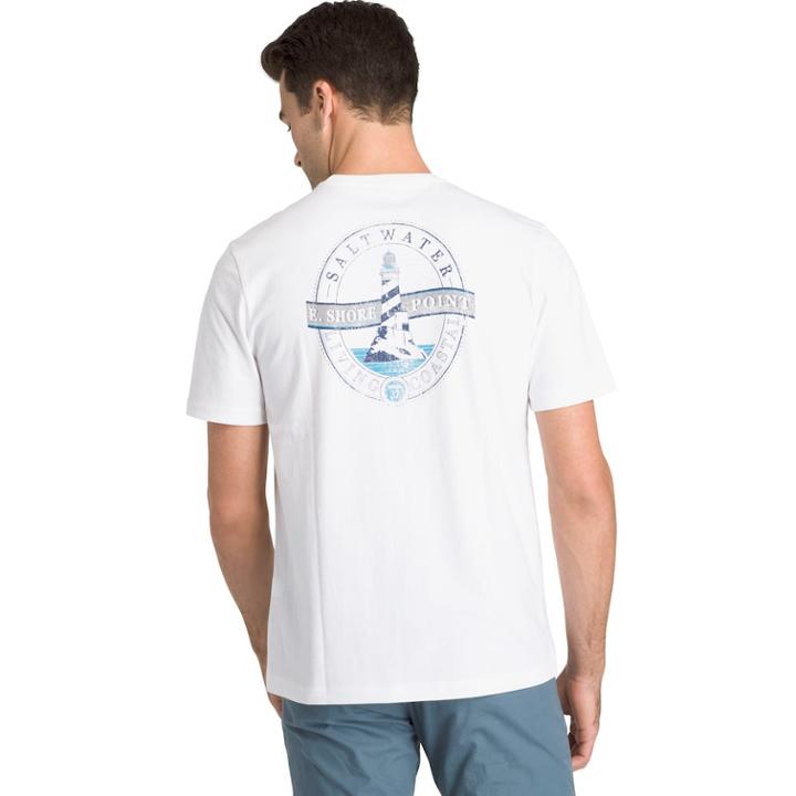 Men's Izod Nautical Graphic Tee, Size: Xl, White
