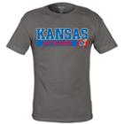 Men's Kansas Jayhawks Complex Tee, Size: Large, Grey (charcoal)