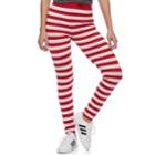 Juniors' It's Our Time Christmas Print Leggings, Teens, Size: Small, Brt Red