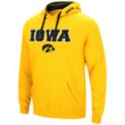 Men's Iowa Hawkeyes Pullover Fleece Hoodie, Size: Xl, Black