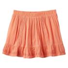 Plus Size Mudd&reg; Crochet Skirt, Girl's, Size: 16 1/2, Lt Orange