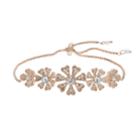 Lc Lauren Conrad Flower Pull Tie Bracelet, Women's, Pink
