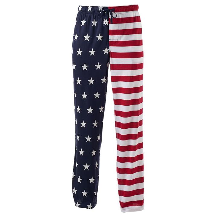 Men's Croft & Barrow&reg; True Comfort Patterned Lounge Pants, Size: Medium, Dark Blue