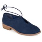 Journee Collection Petal Women's Shoes, Size: Medium (8.5), Blue (navy)
