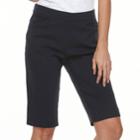 Petite Napa Valley Millennium Pull-on Skimmer Shorts, Women's, Size: 4 Petite, Blue (navy)