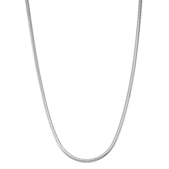 Men's Sterling Silver Snake Chain Necklace, Size: 22, Grey