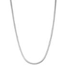 Men's Sterling Silver Snake Chain Necklace, Size: 22, Grey