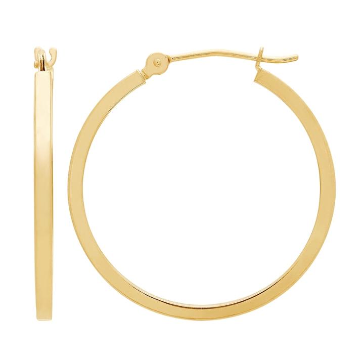 Everlasting Gold 14k Yellow Gold Hoop Earrings, Women's