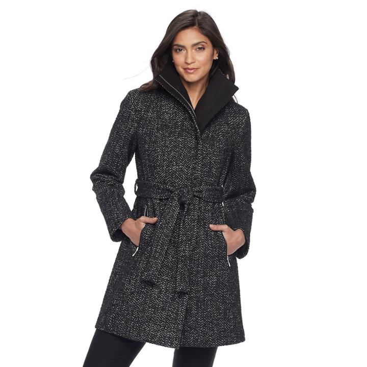 Women's Apt. 9&reg; Wool Blend Jacket, Size: Large, Oxford