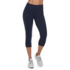 Women's Tek Gear&reg; Basic Capris, Size: Large, Dark Blue