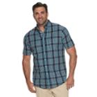 Big & Tall Croft & Barrow&reg; Classic-fit Easy-care Button-down Shirt, Men's, Size: L Tall, Med Blue