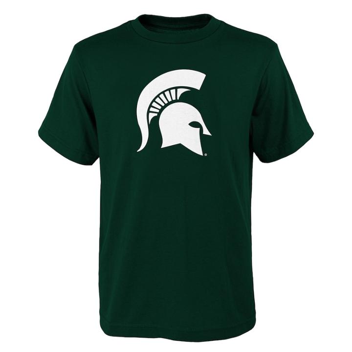 Boys 4-18 Michigan State Spartans Primary Logo Tee, Size: 4-5, Green