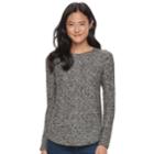 Juniors' So&reg; Shirttail Cable-knit Sweater, Teens, Size: Xs, Oxford