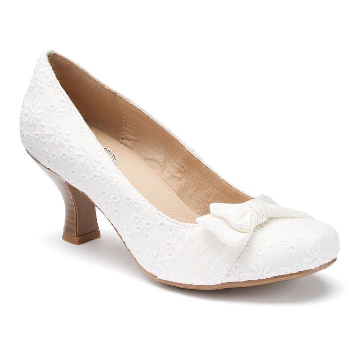 So&reg; Women's Slip-on High Heels, Girl's, Size: Medium (9), White Oth