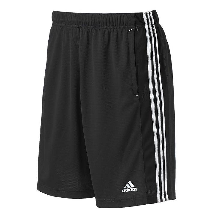 Big & Tall Adidas Essential Climalite Performance Shorts, Men's, Size: M Tall, Black