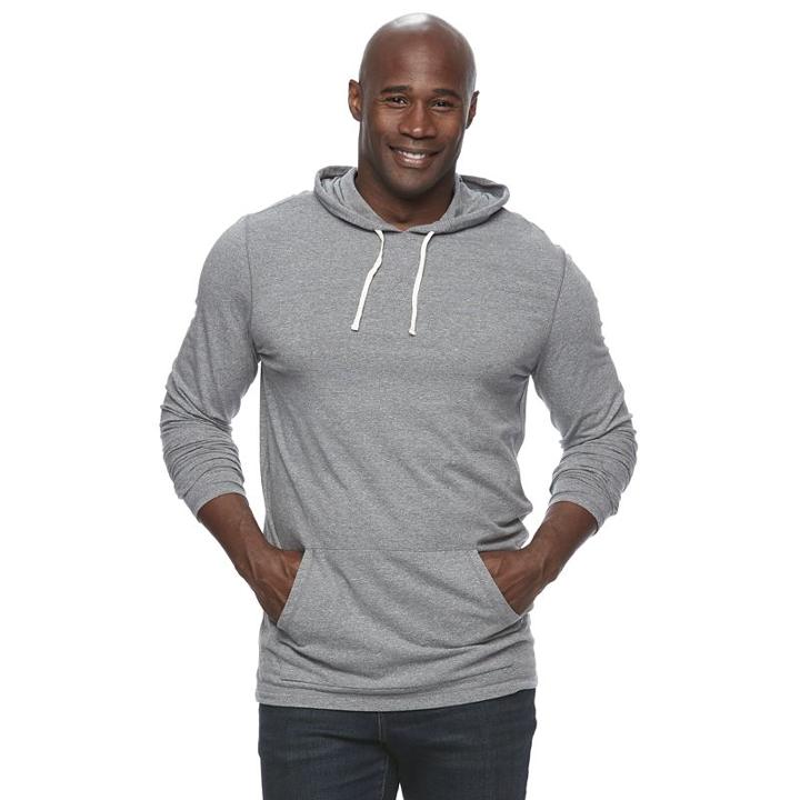 Men's Sonoma Goods For Life&trade; Modern-fit Flexwear Hoodie, Size: L Tall, Black