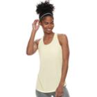 Women's Tek Gear&reg; Jersey Racerback Tank, Size: S Tall, Lt Yellow