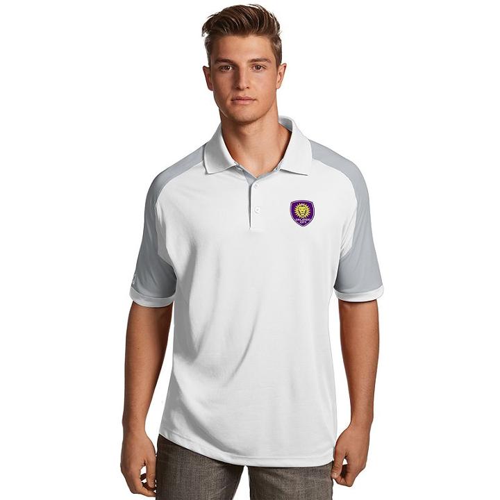 Men's Antigua Orlando City Sc Century Polo, Size: Large, White