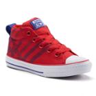 Kid's Converse Chuck Taylor All Star Street Mid Shoes, Size: 3, Red Overfl