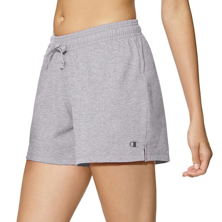 Women's Champion Workout Shorts, Size: Large, Dark Grey
